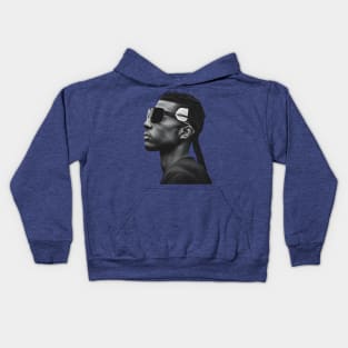 Faceless cool man Kids Hoodie